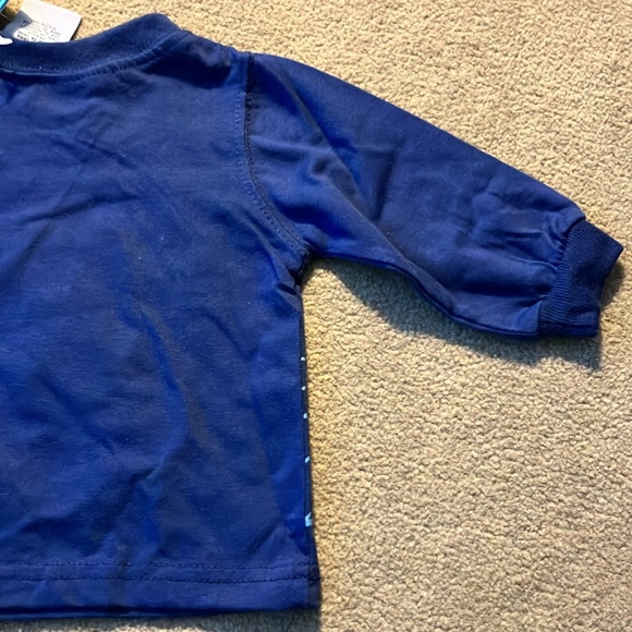 Boys Touchdown Football Bear Graphic Long-Sleeve T-Shirt Size 6-9 month - Picture 4 of 5